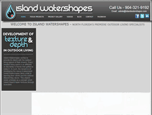 Tablet Screenshot of islandwatershapes.com